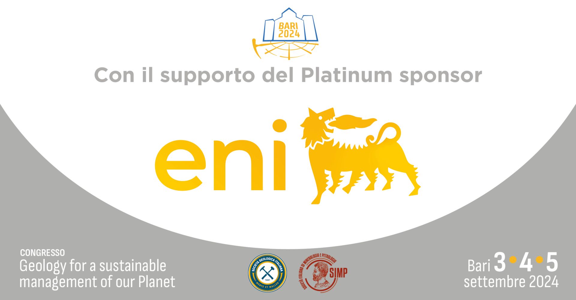 Platinum sponsor Eni